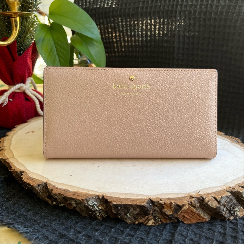 Kate Spade Eva Large Slim Bifold Wallet Gem